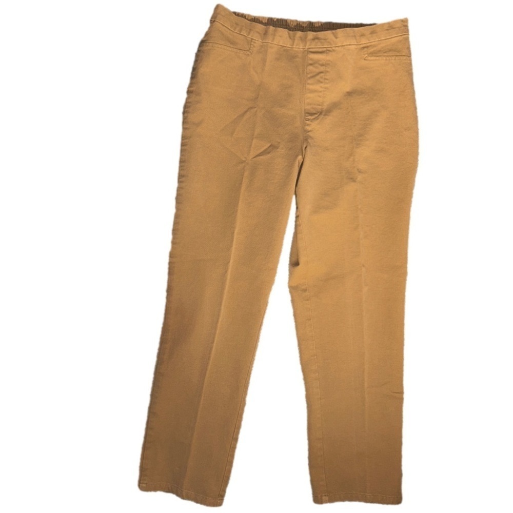 Isaac Mizrahi Women's Camel Tan Ankle Pants